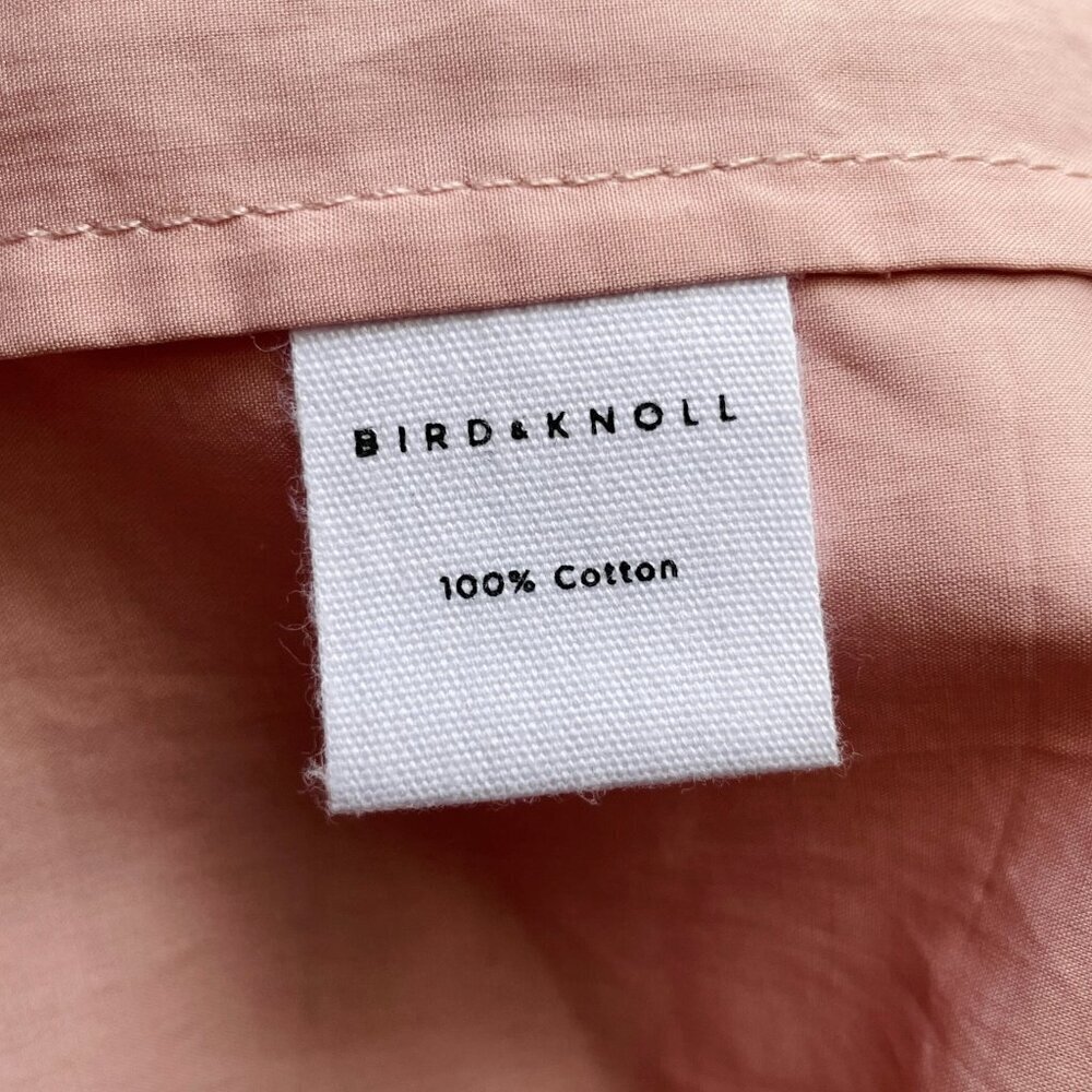 Bird & Knoll Ida Dress Pink Cotton Maxi XS Smocked Strappy Cotton Resort - Picture 6 of 8